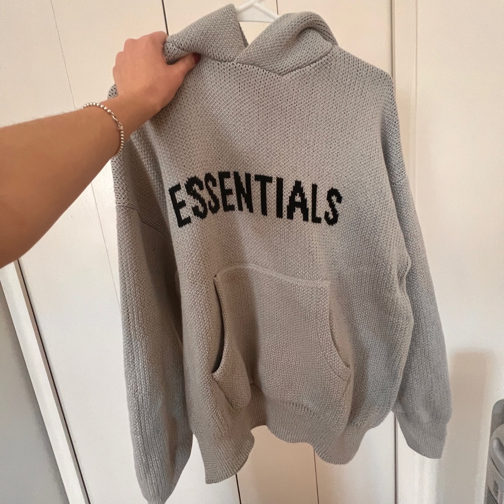 Essentials Knit Hoodie